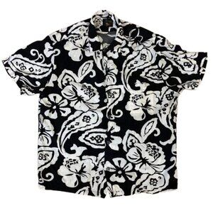 Jams World Vintage Floral Men’s Hawaiian Shirt Size XL Made In Hawaii